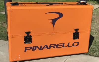 Neil’s orange Ventoux for Pinarello Grevil